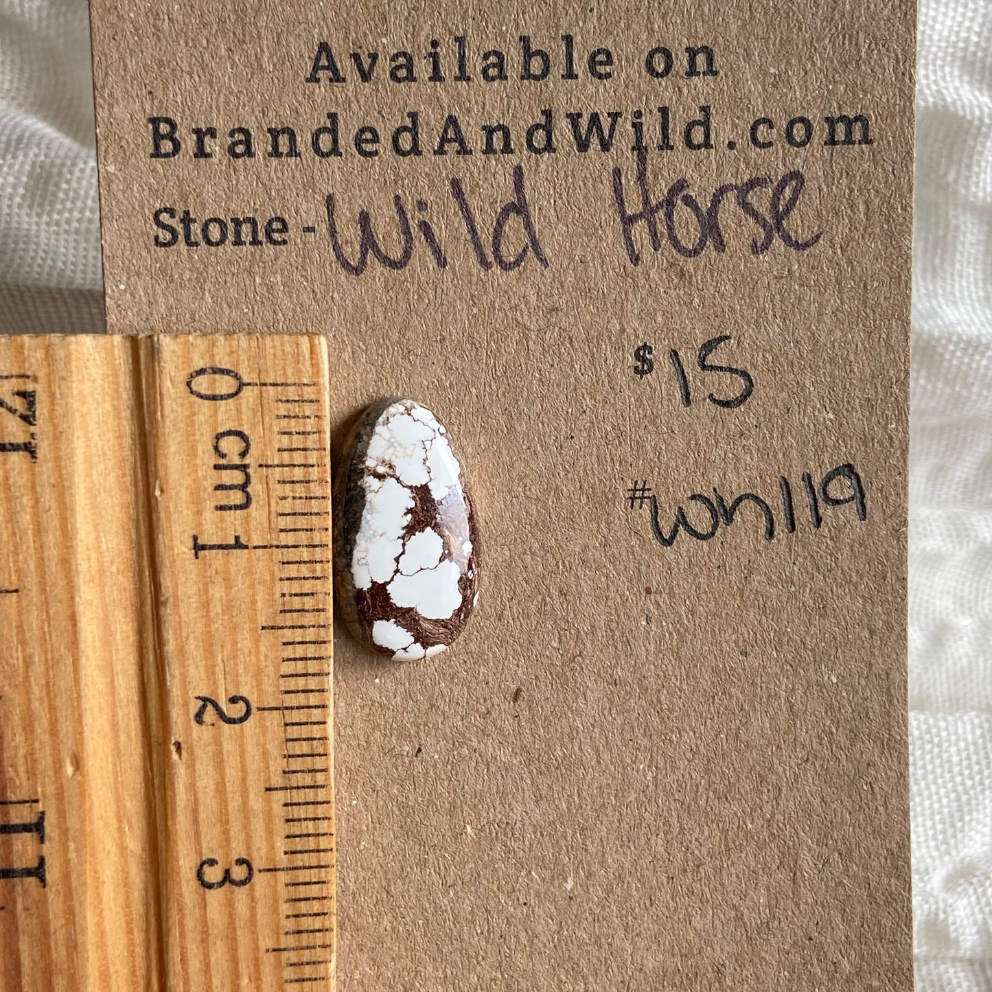Wild Horse Cabochon - WH119 97A44A7A-4714-4CC9-B370-54CD602E82CA Brandedandwild.com