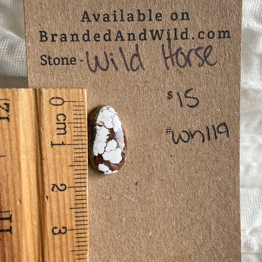 Wild Horse Cabochon - WH119 97A44A7A-4714-4CC9-B370-54CD602E82CA Brandedandwild.com