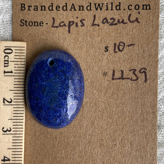 Lapis Lazuli Cabochon -Drilled- LL39
