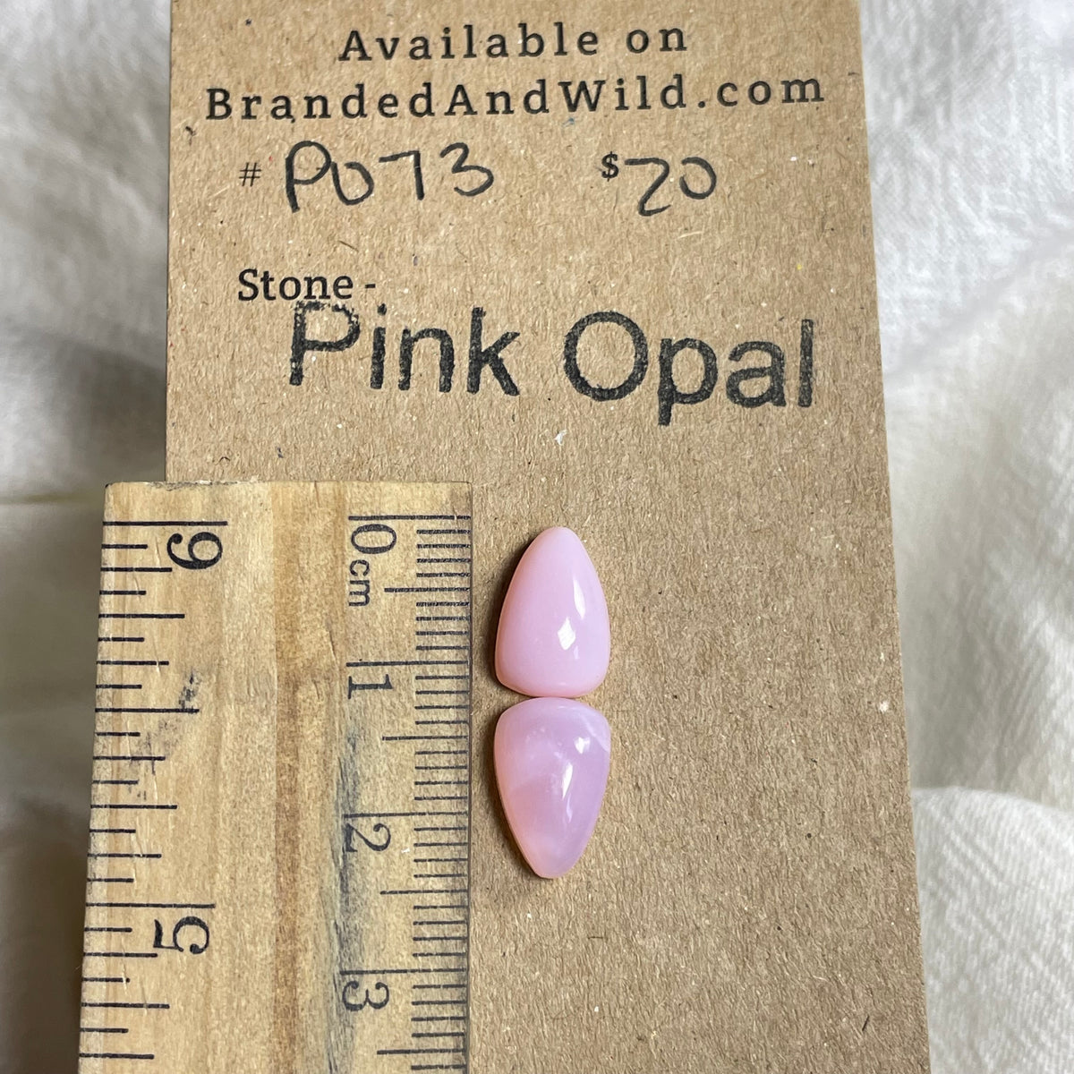 Pink Opal Cabochon - PO73 97C05348-CD90-4270-B6D0-9AB002519C3C Brandedandwild.com