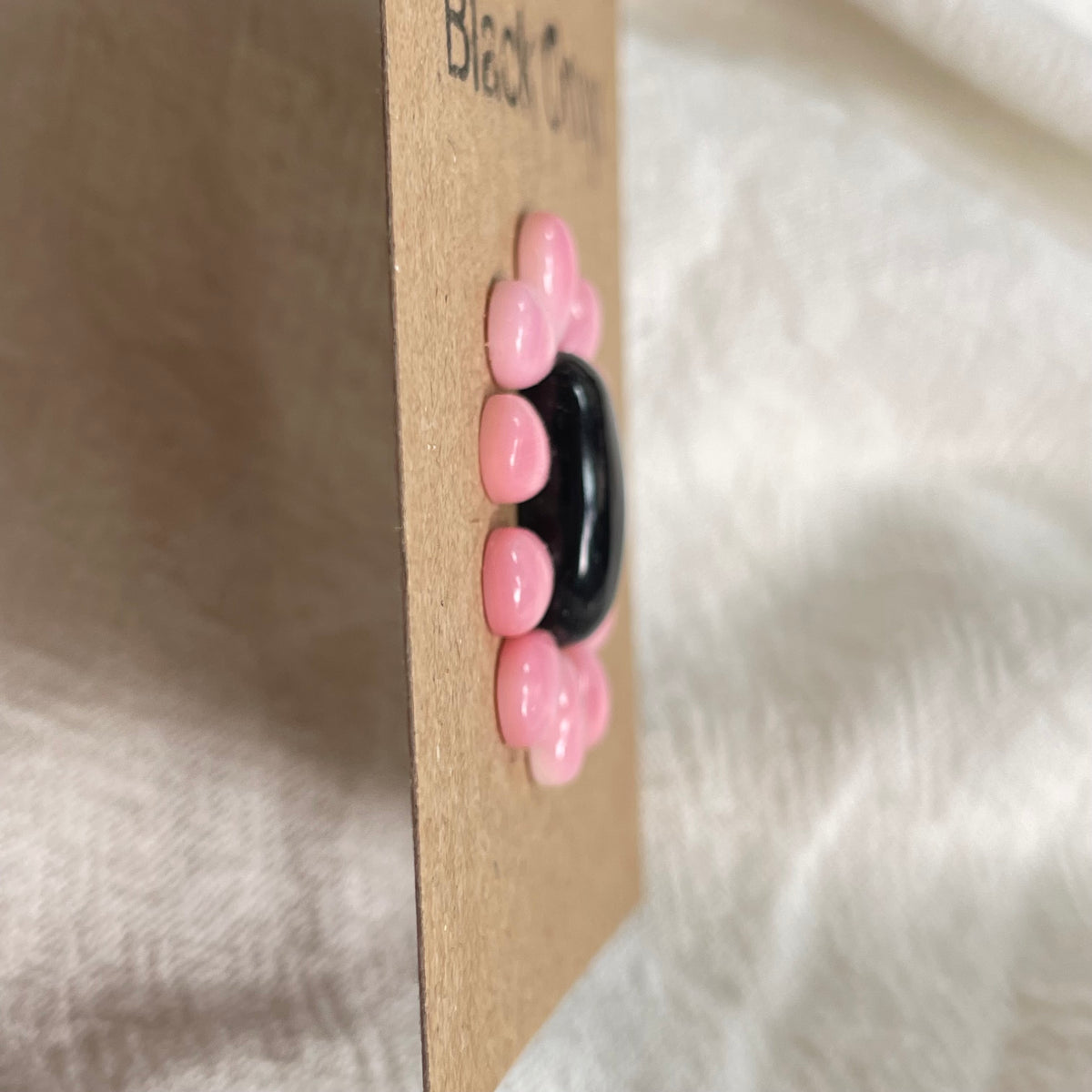 Black Onyx / Pink Conch Cabochon - MIX114 97C6B99F-73FD-47AB-B9A6-6D524B90BFE7 Brandedandwild.com