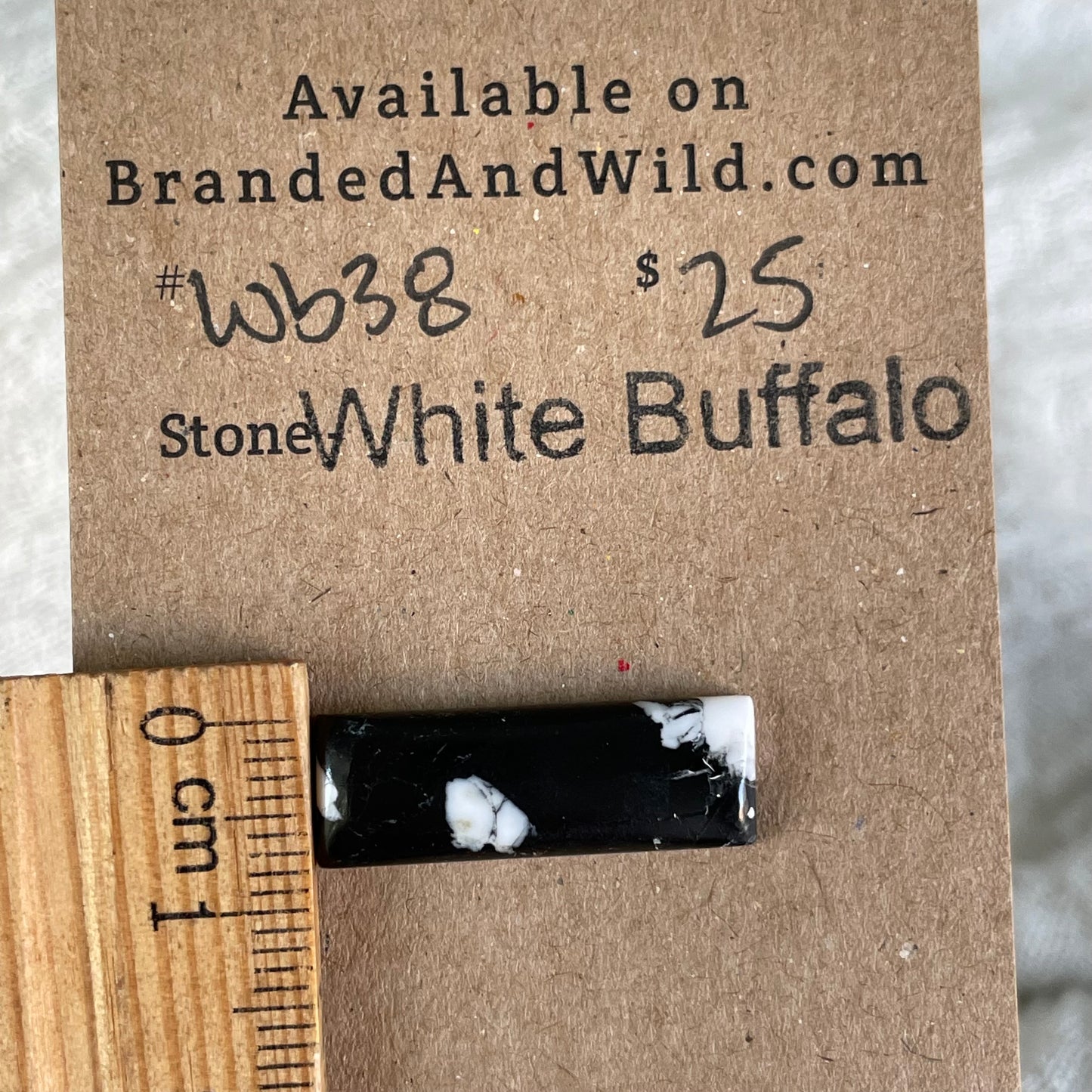 White Buffalo Cabochon - WB38