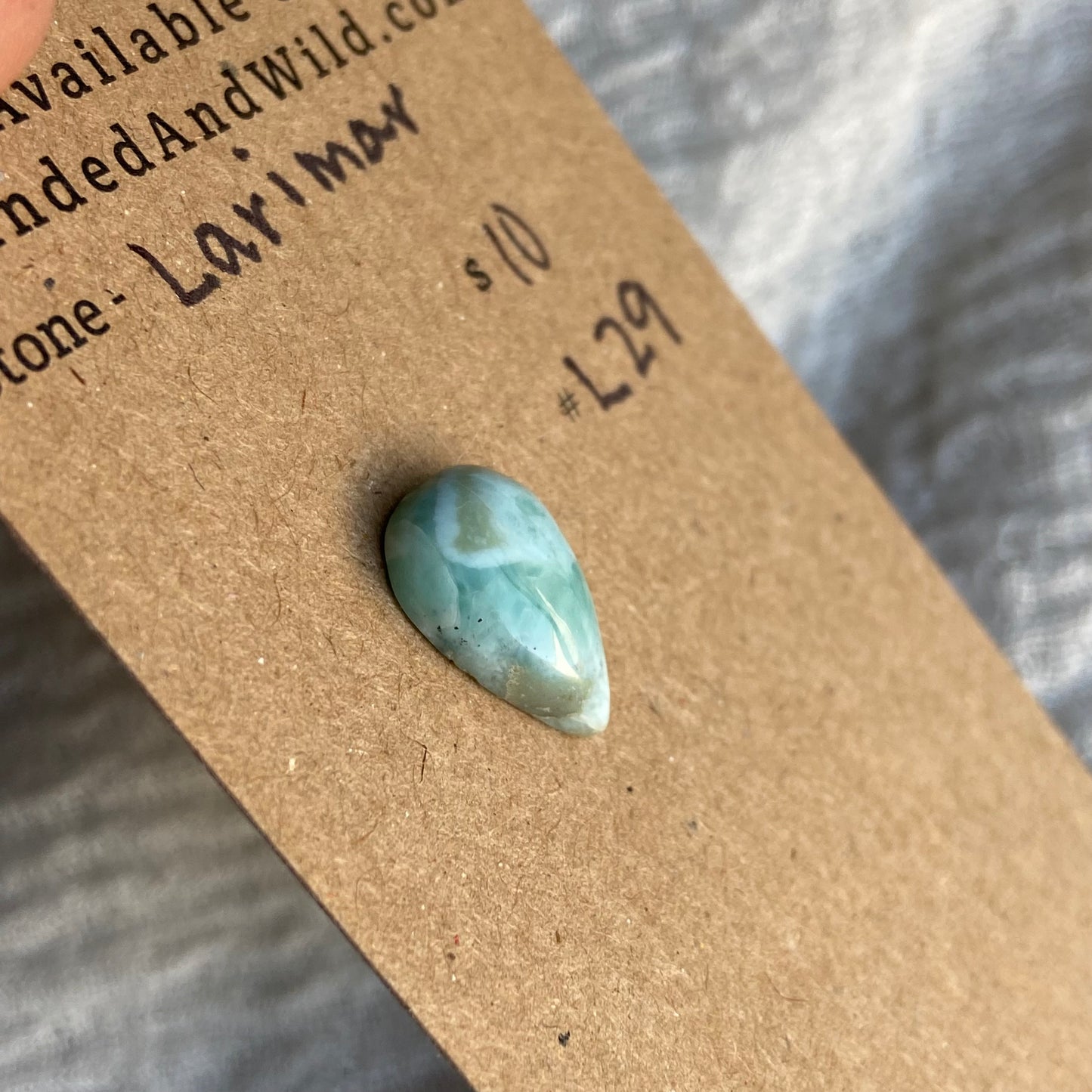Larimar Cabochon - L29