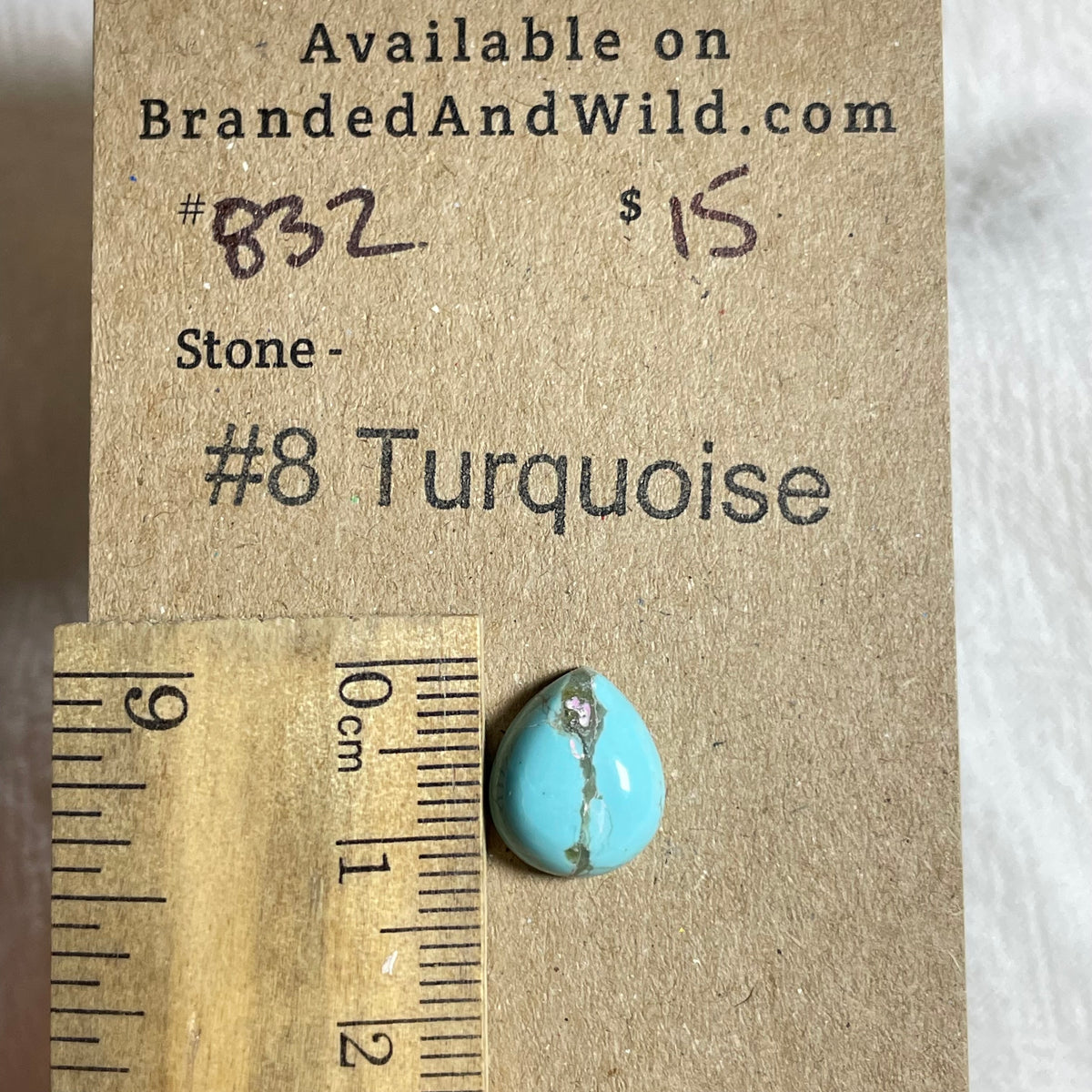 #8 Turquoise Cabochon - #832