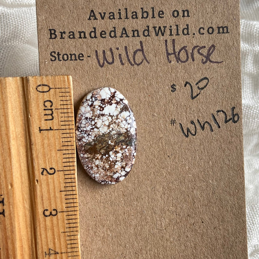 Wild Horse Cabochon - WH126 984963DB-3EAC-49A3-B290-467435EEA710 Brandedandwild.com