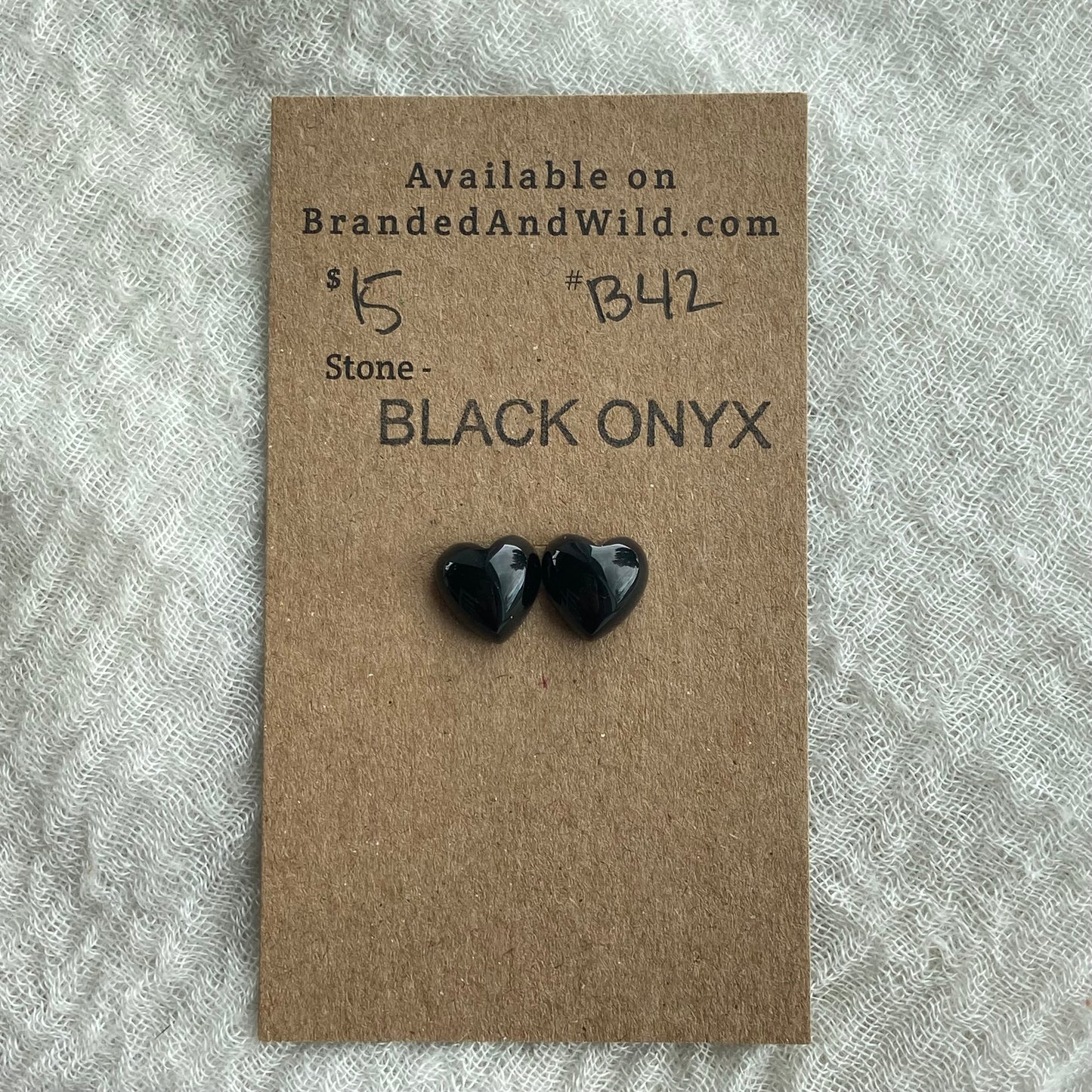 Black Onyx - Cabochon - B42