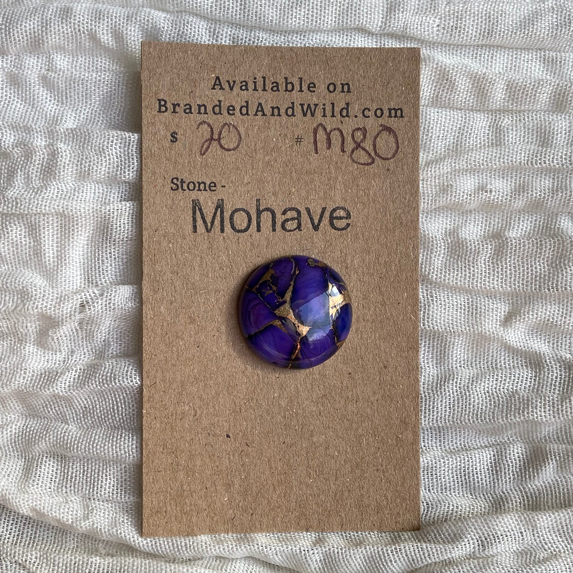 Mohave Cabochon - M80 Cabochon 986FF076-5FDE-4723-A01D-900A9D5B3BDA Brandedandwild.com