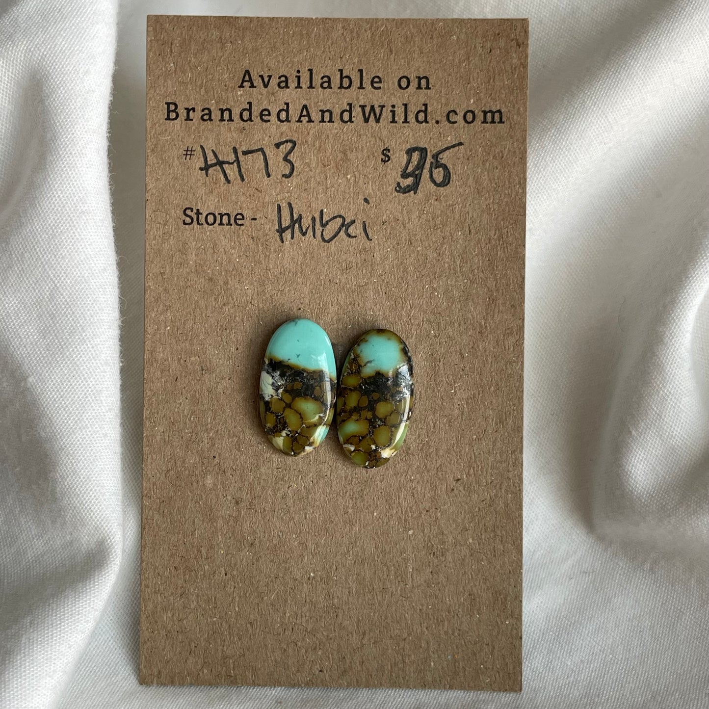 Hubei Turquoise Cabochon - H173 988275FC-88D0-4814-8B67-1AA90ADC7CE0 Brandedandwild.com