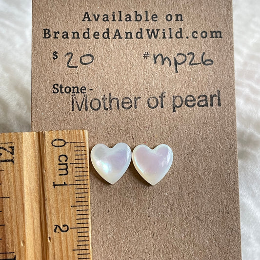 Mother of pearl cabochon - MP26 989D4ED8-5684-4DA4-A79D-9991FF4F09B6 Brandedandwild.com
