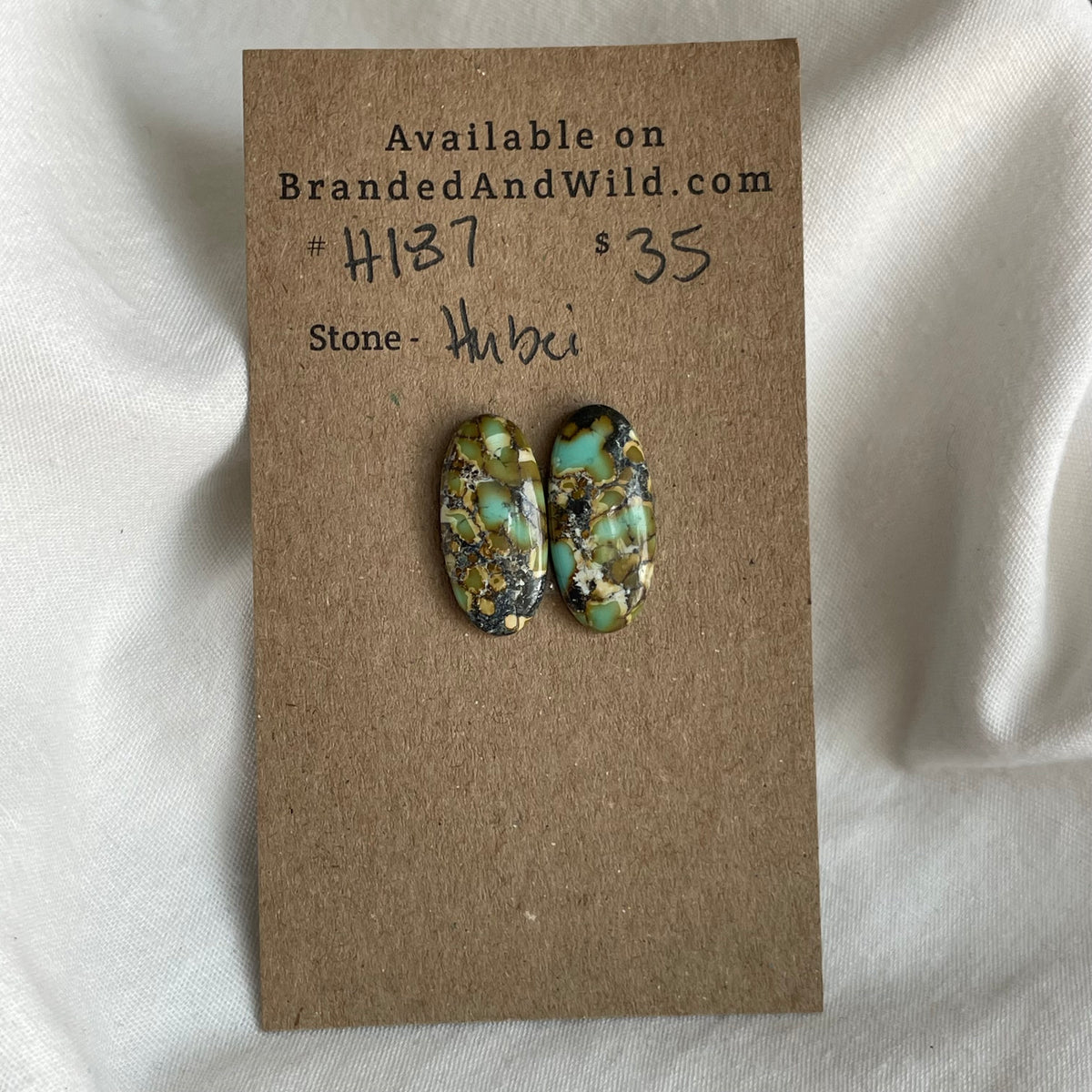 Hubei Turquoise Cabochon - H187 98AFDDE6-22EE-4182-98A6-5C6235C9BA11 Brandedandwild.com