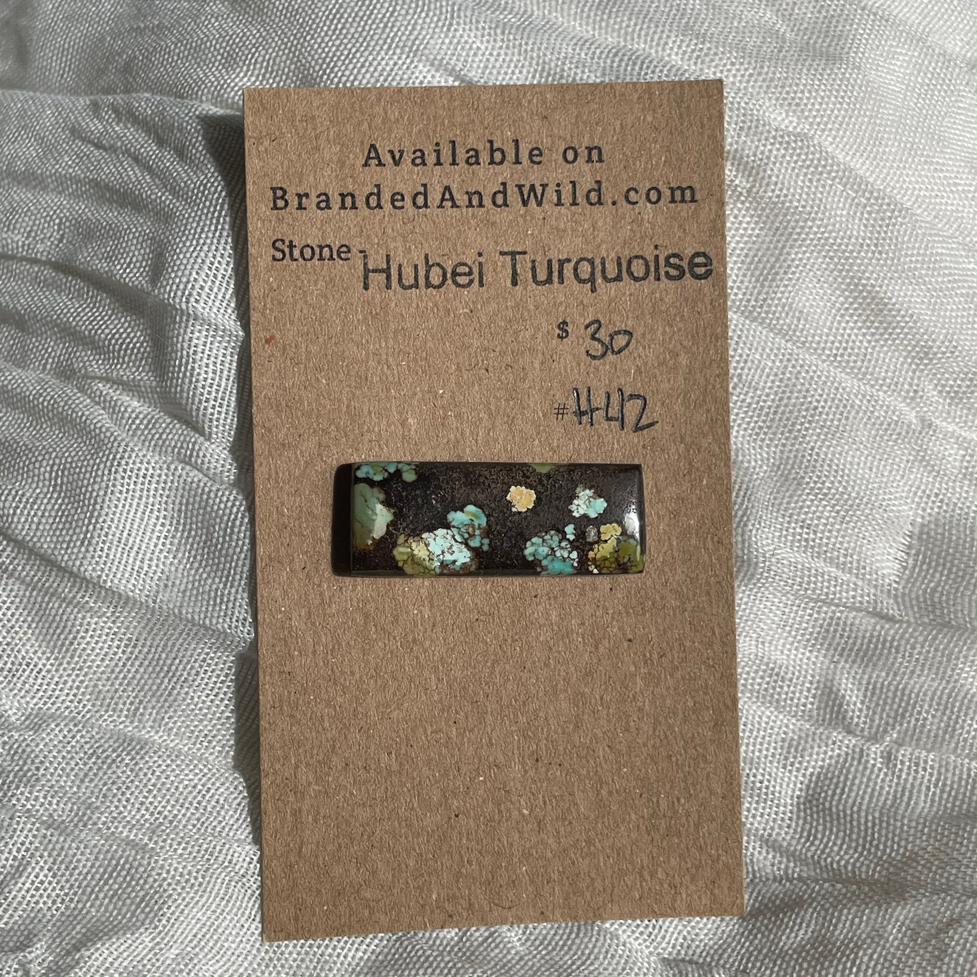 Hubei Turquoise Cabochon - H42 98B697FB-1F0E-4CF3-AD0E-516AC362FF74 Brandedandwild.com