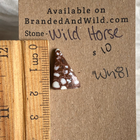 Wild Horse Cabochon - WH81 98F22D9F-4659-442F-BD25-4696DCC323FD Brandedandwild.com