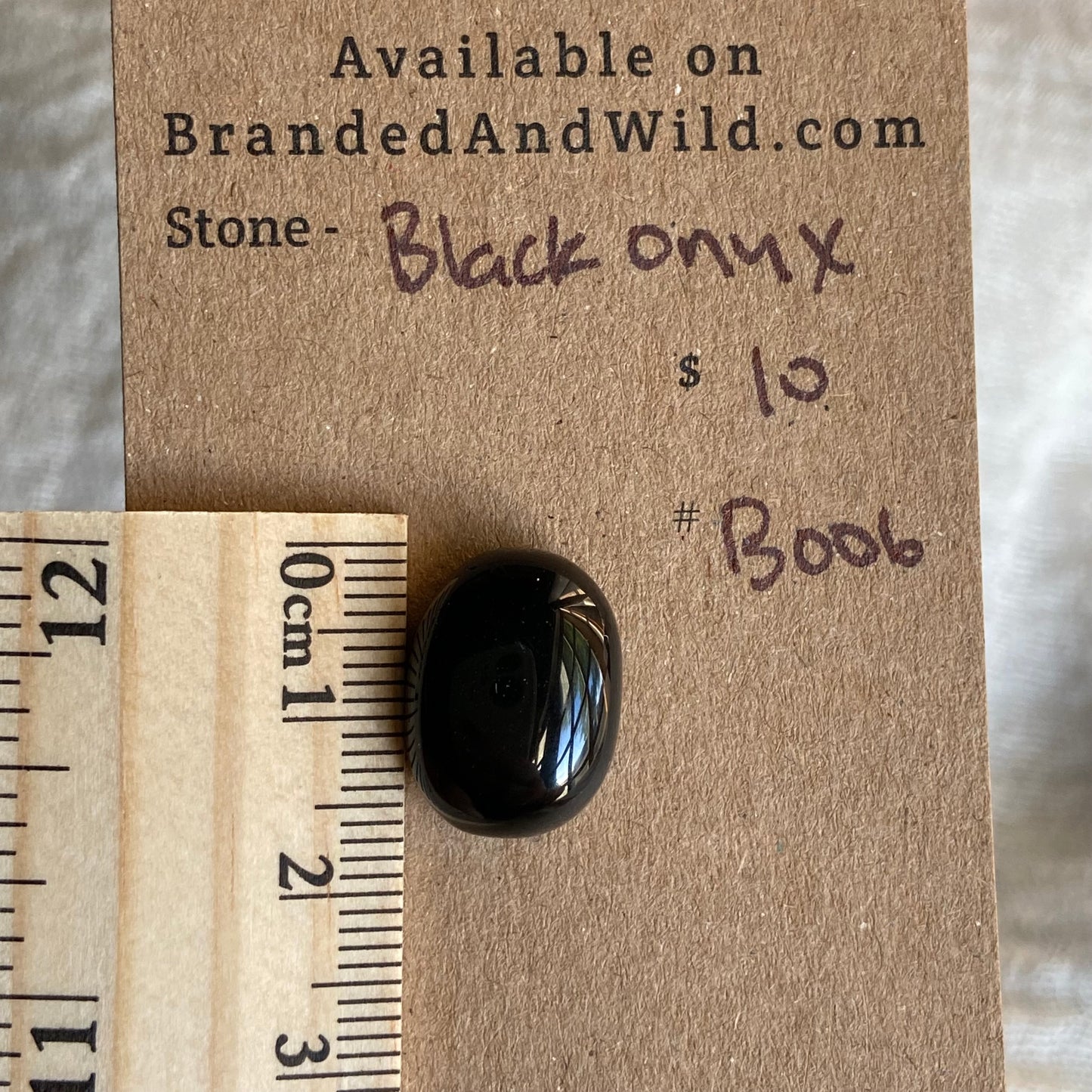 Black Onyx Cabochon - B006