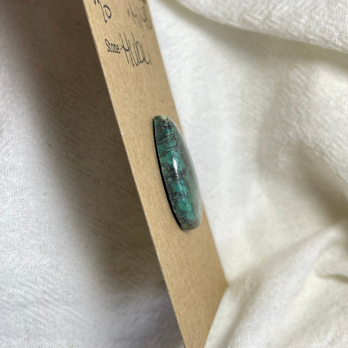 Hubei Turquoise Cabochon - H148 9921E4DB-9CAF-45F1-BCDB-58DBD44DFD44 Brandedandwild.com