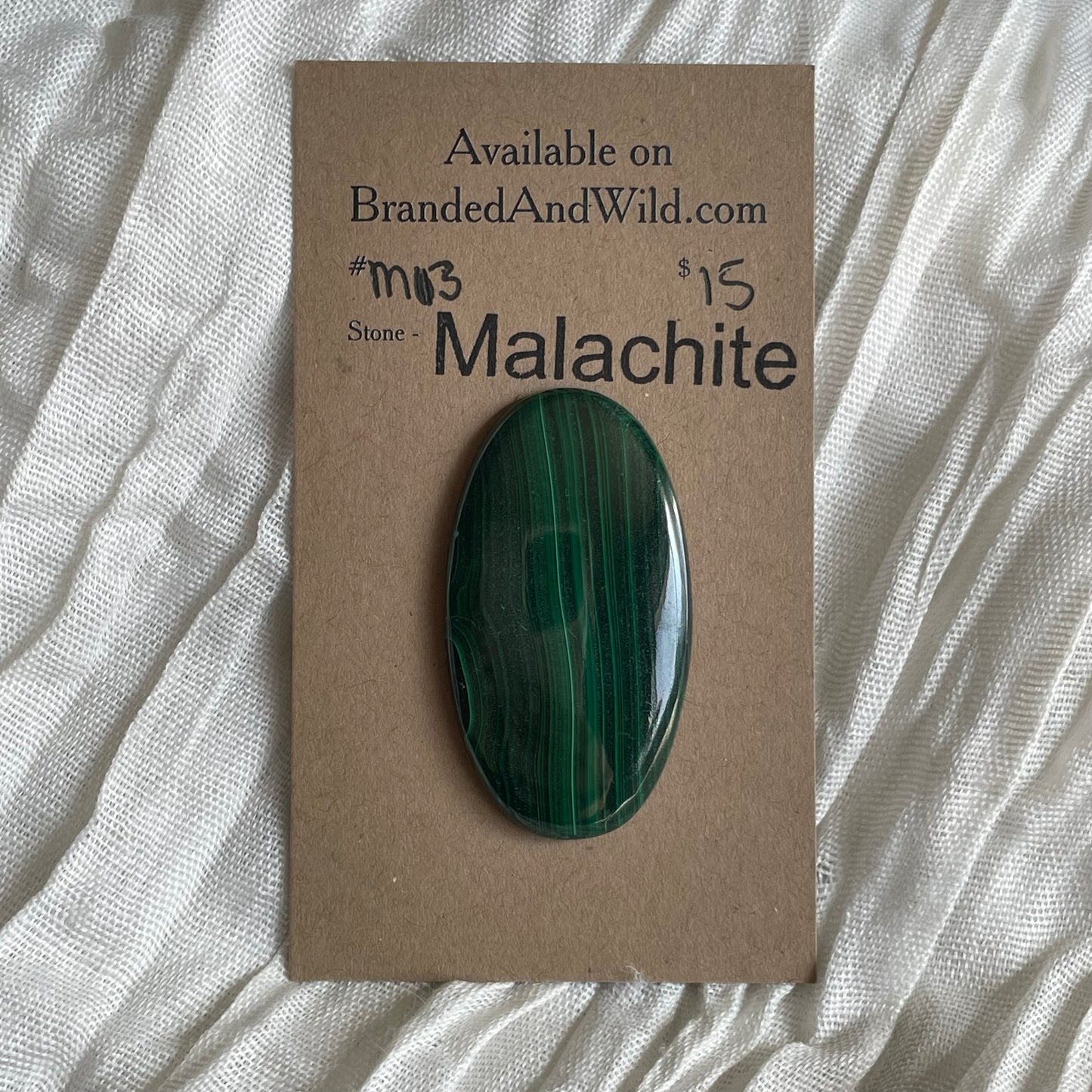 Malachite Cabochon - M13 99225FE1-4FB4-45E2-8413-92668EF6DAC2 Brandedandwild.com