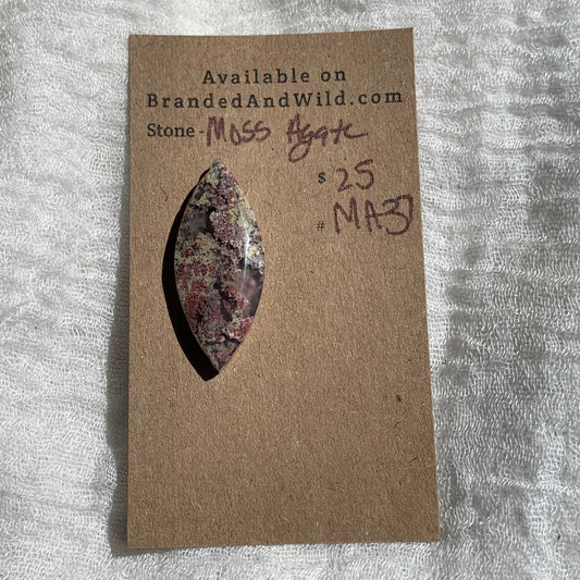 Moss Agate Cabochon- MA37