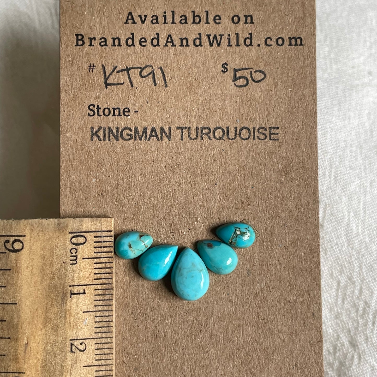 Kingman Turquoise Cabochon - KT91