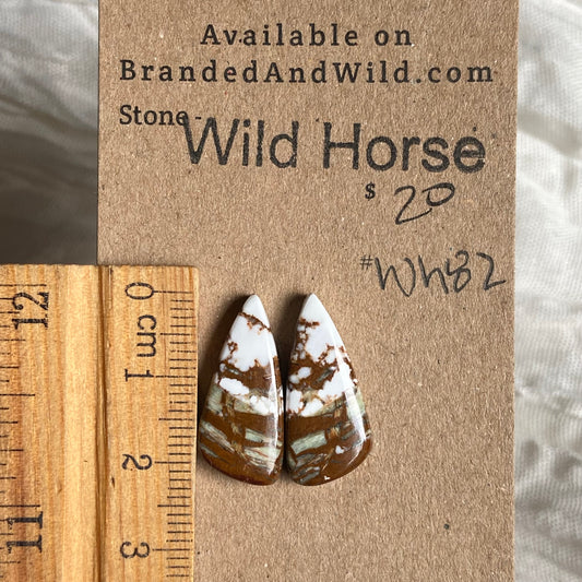 Wild Horse Cabochon - WH82 9949C8B5-20EF-480D-A07C-00A9E7A36130 Brandedandwild.com