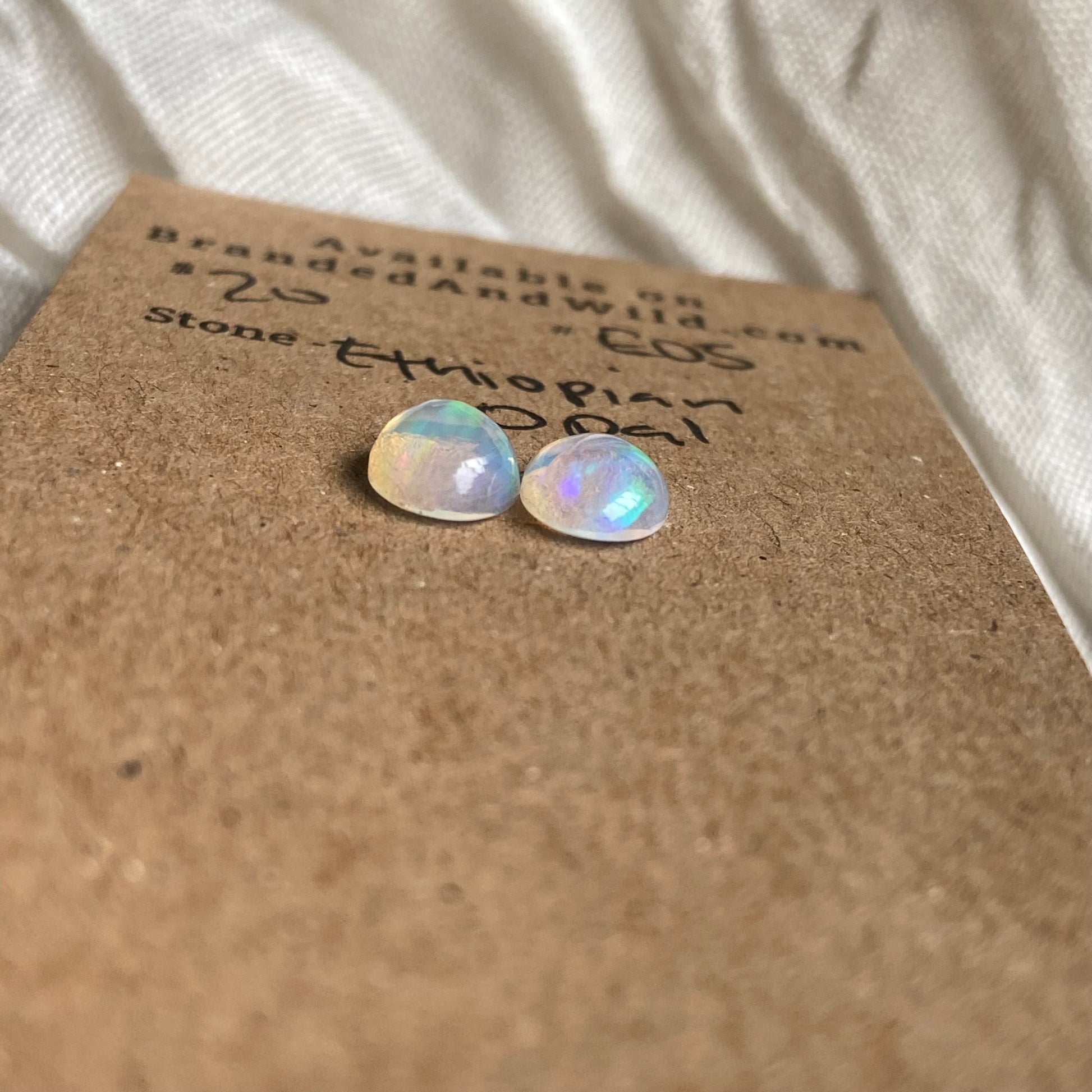 Ethiopian Opal Cabochon - EO5 994C8202-61A4-40EE-AE8A-33C530CB9D3D Brandedandwild.com