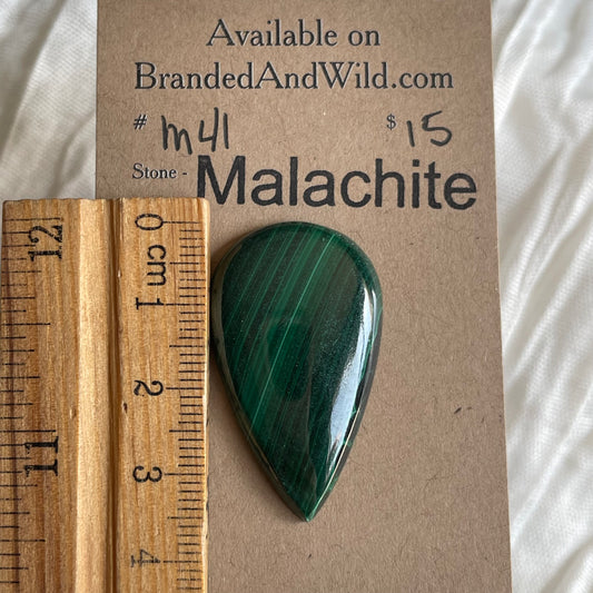 Malachite Cabochon - M41 9958364D-D3D3-45C3-88B1-08DBBA45F6FE Brandedandwild.com