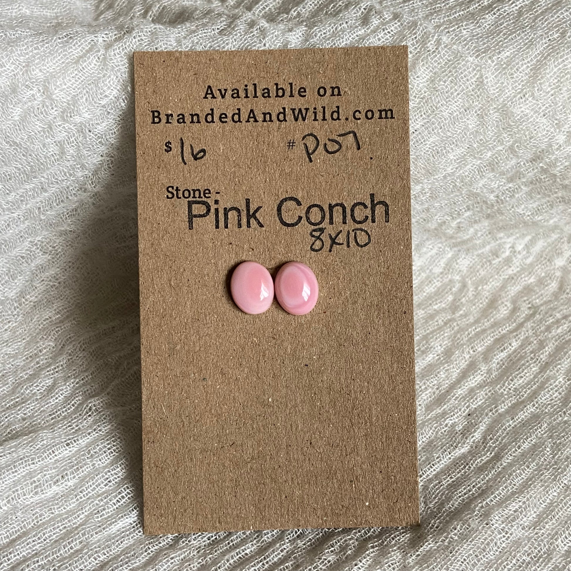 Pink Conch Cabochon - P07 9970011B-E564-4A64-A24D-D3791695ED0E Brandedandwild.com