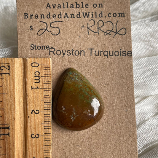 Royston Ribbon Turquoise Cabochon RR26 997E1CC5-068C-400F-8C88-BCB71B695CDB Brandedandwild.com