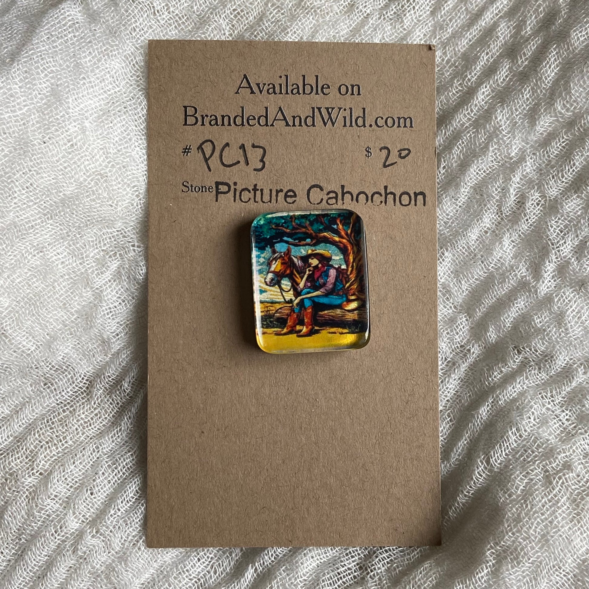 Picture Cabochon - Cabochon - PC13 998A110A-E7DE-4C88-B56F-9F9C0BBA5704 Brandedandwild.com