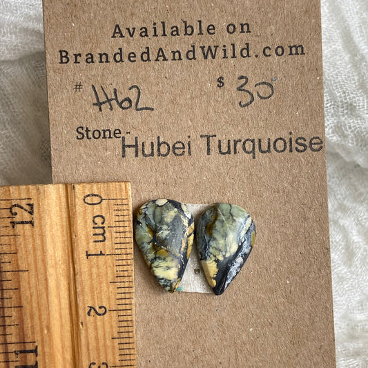 Hubei Turquoise Cabochon - H62 99A06ED3-2DBE-4378-9DBF-50549EE40D8D Brandedandwild.com