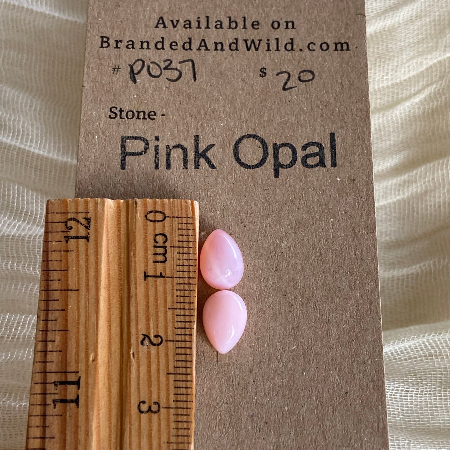 Pink Opal Cabochon - P037