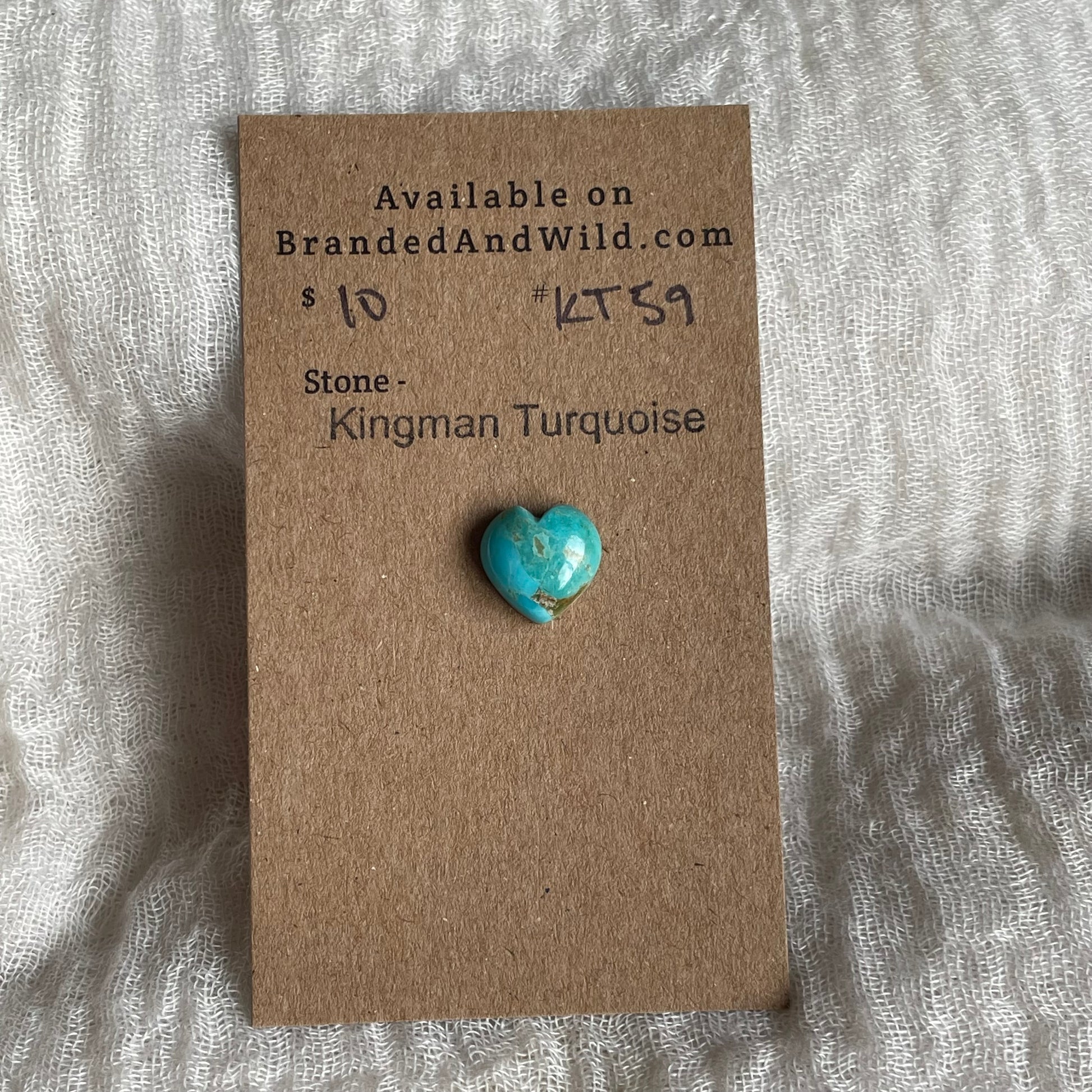 Kingman Turquoise Cabochon - KT59 99C175C2-95B8-49F5-882B-08FB2CB12B00 Brandedandwild.com