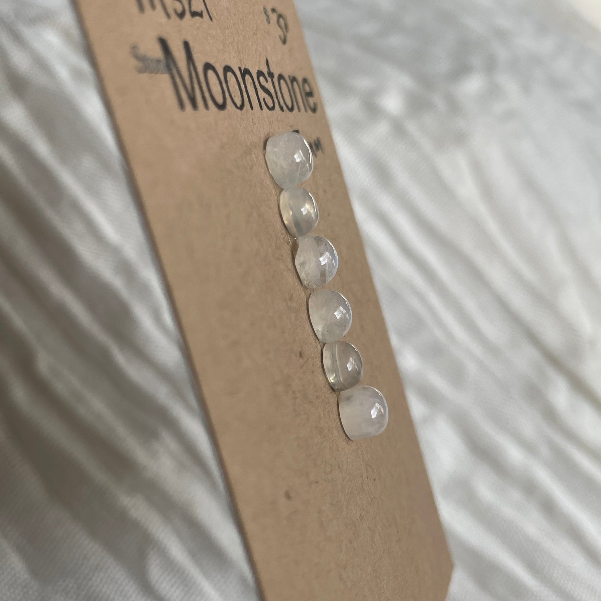 Peach Moonstone Cabochon - MS21 99DE169B-7315-4AFD-9BE3-5C047196D0FE Brandedandwild.com