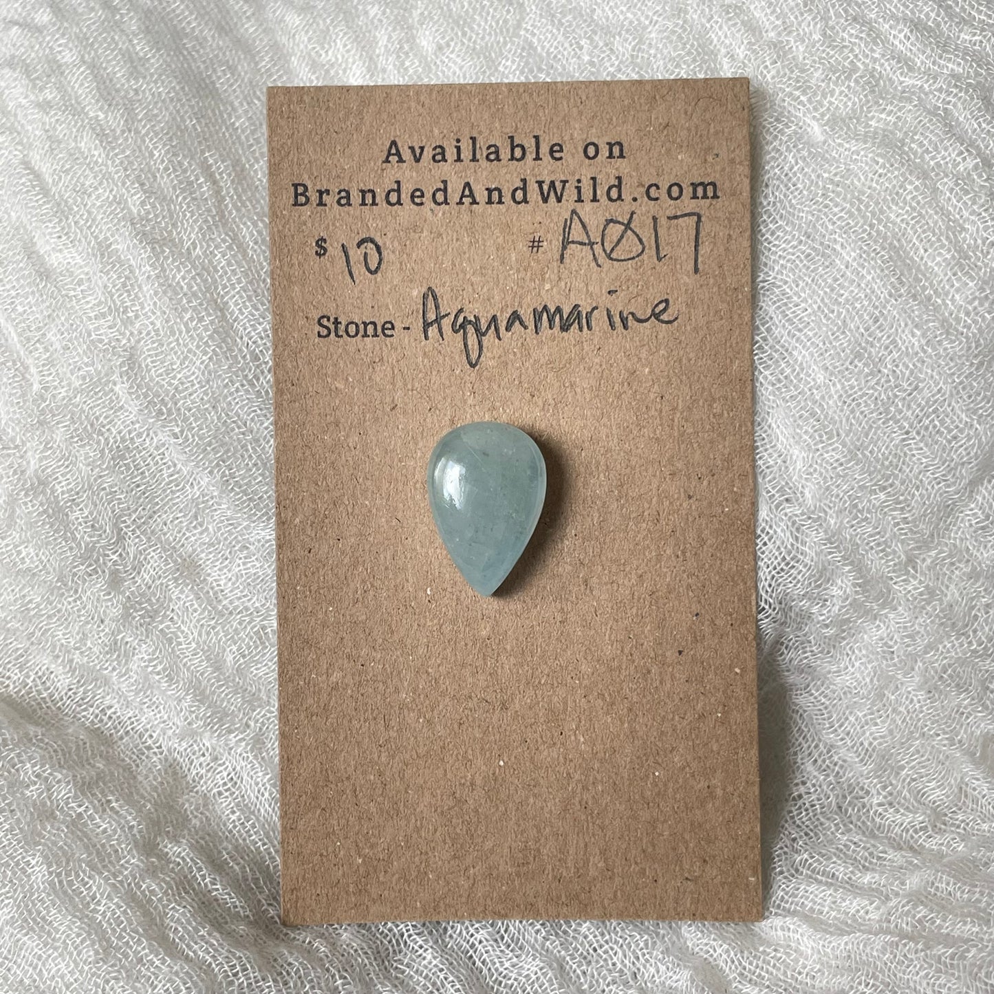 Aquamarine Cabochon AQ17 9A062D47-6FB6-419A-ABB7-0BF01A4A9B73 Brandedandwild.com