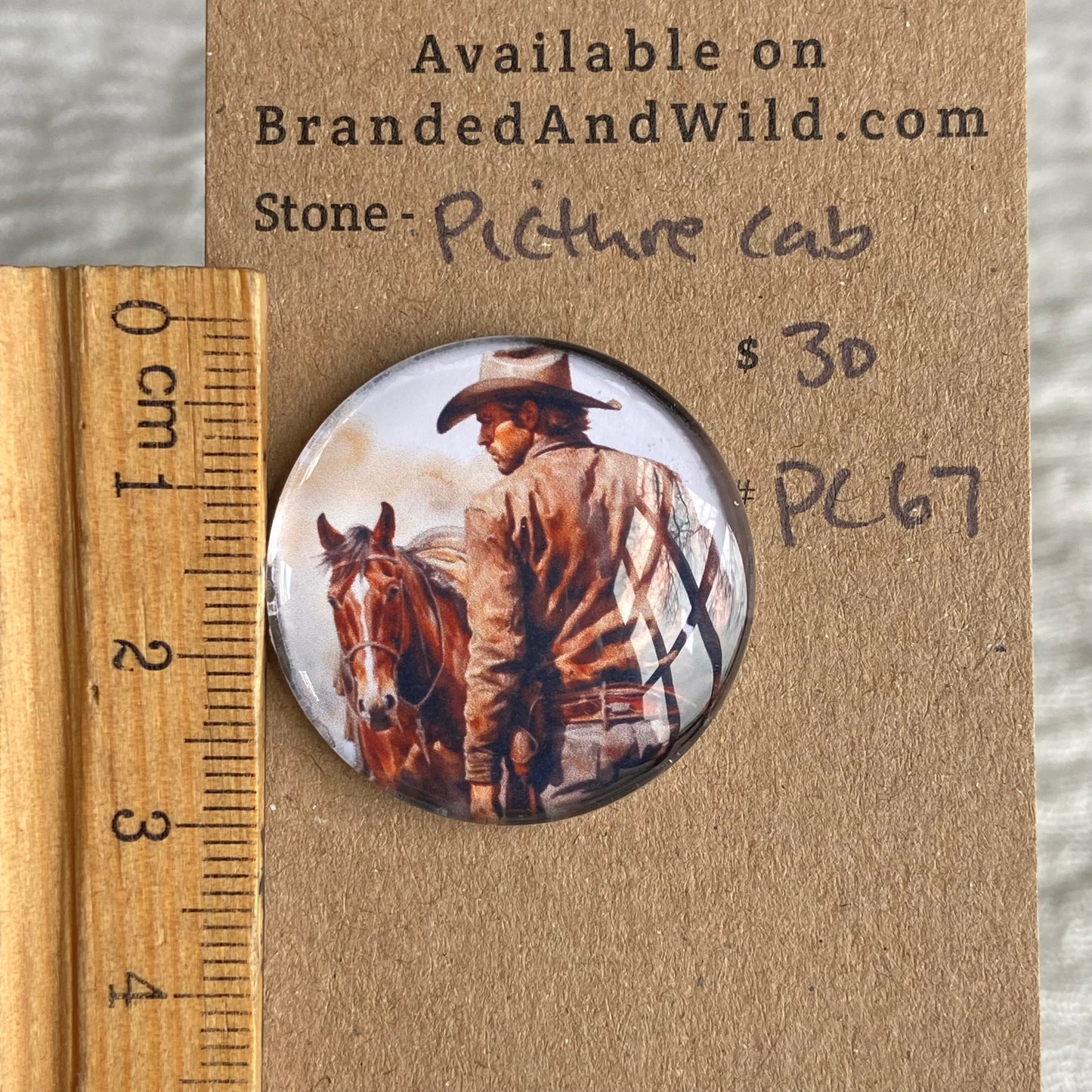 Picture Cabochon - Cabochon - PC67 9A122952-08CA-4217-B4A4-D281AF7F3C2D Brandedandwild.com