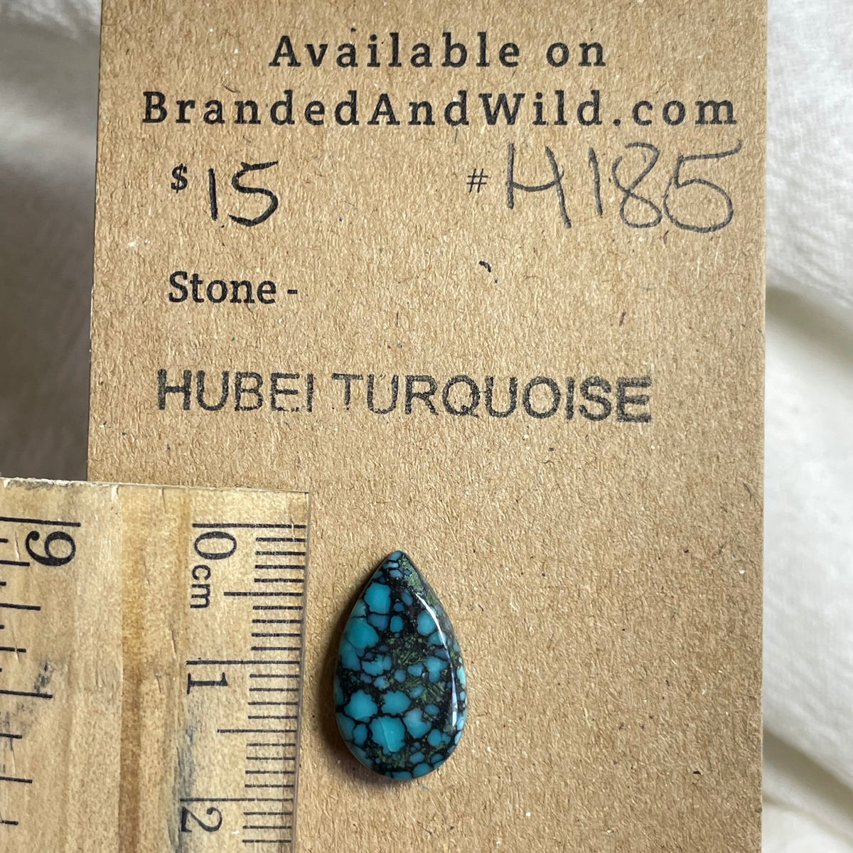 Hubei Turquoise Cabochon - H185 9A2822F8-295F-4C10-B53D-47E316C0A064 Brandedandwild.com