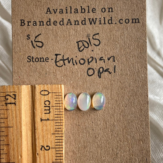 Ethiopian Opal Cabochon - EO15 9A3F036A-D20C-49B1-A068-3978E57CF598 Brandedandwild.com