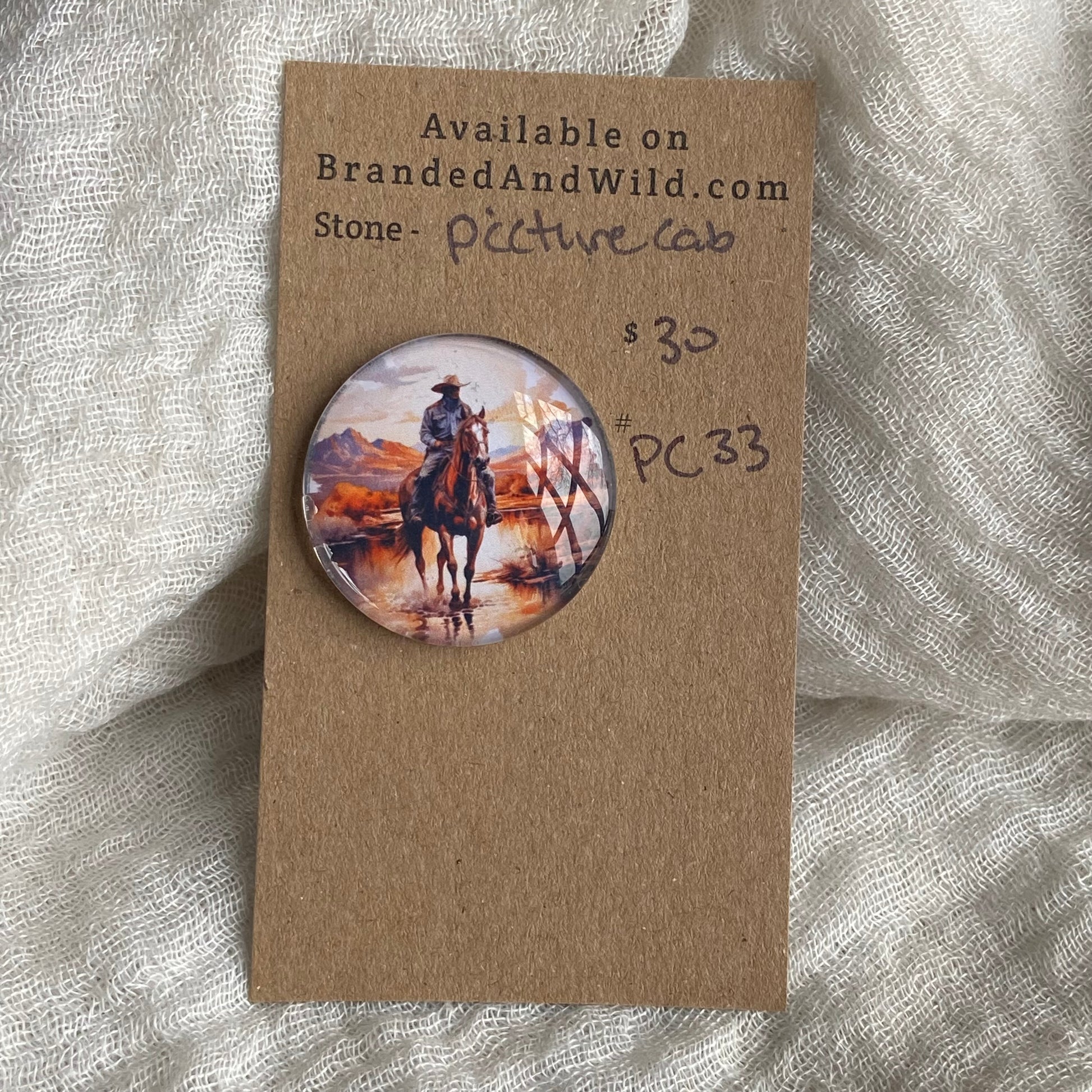 Picture Cabochon - Cabochon - PC33 9A4D340B-FF99-4B6F-BB88-9901CCCCB699 Brandedandwild.com