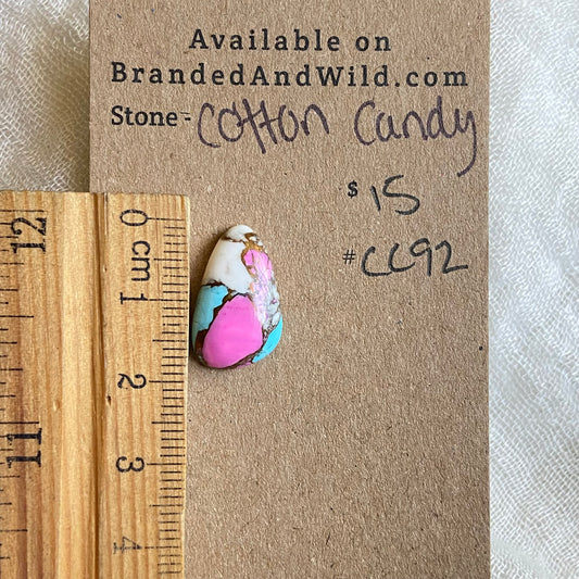 Cotton Candy Cabochon - CC92 9A536055-DFB0-4FD1-8929-7FFF164C0659 Brandedandwild.com