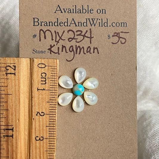 Kingman Mix Cabochon - MIX234 9A58C82B-6E4E-48AD-B7E1-058C3D37CB1C Brandedandwild.com
