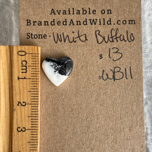 White Buffalo Cabochon - WB11