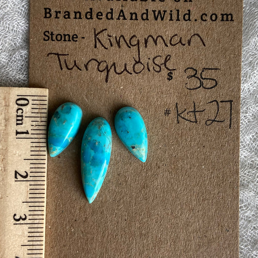 Kingman Turquoise Cabochon - KT27