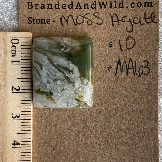 Moss Agate Cabochon - MA63