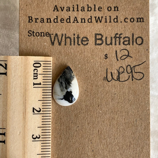 White Buffalo Cabochon - WB95