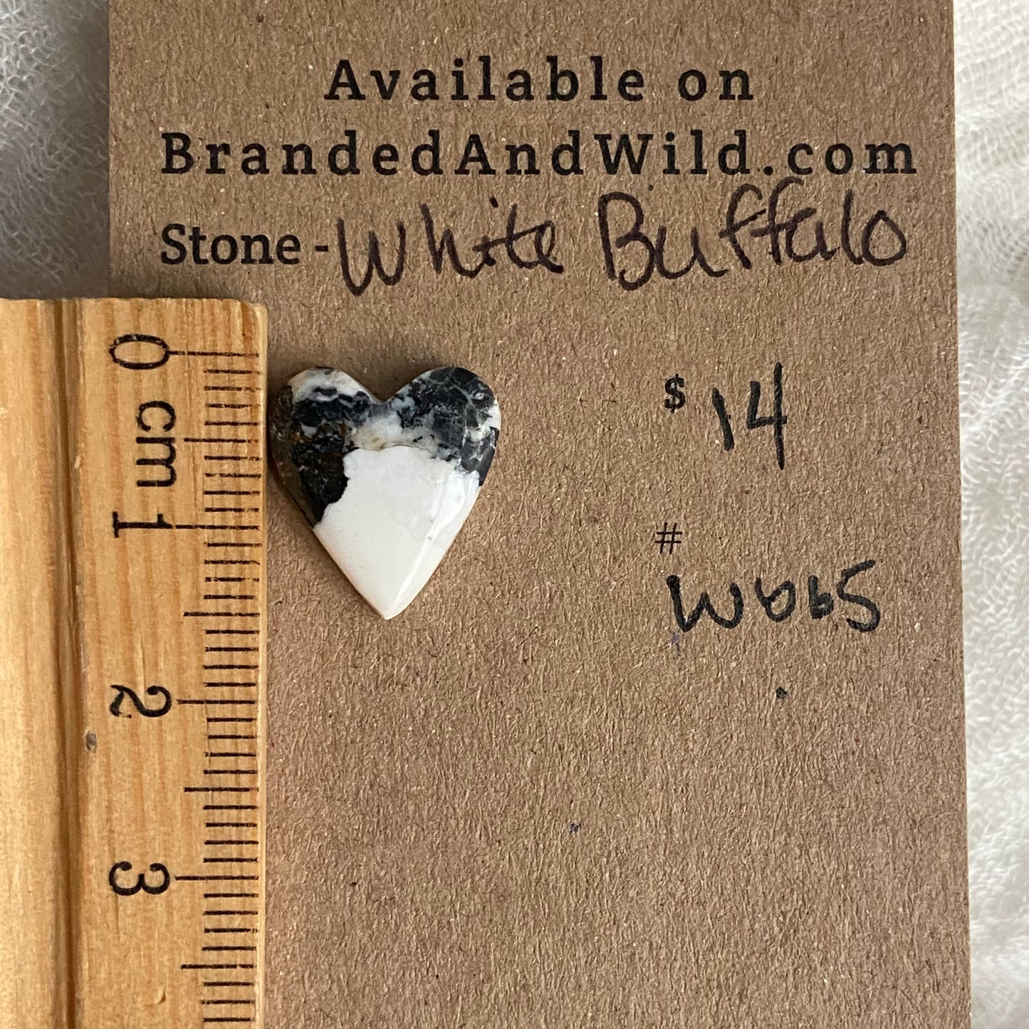 White Buffalo Cabochon - WB65