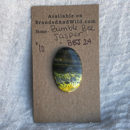 Bumblebee Jasper Cabochon - BBJ24