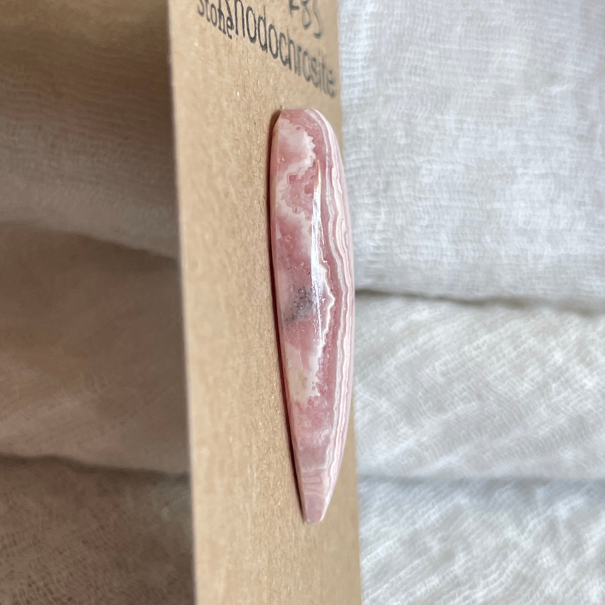 Rhodochrosite Cabochon - R83 9AEE3BE5-04D4-46C7-B94B-60DAED006A07 Brandedandwild.com