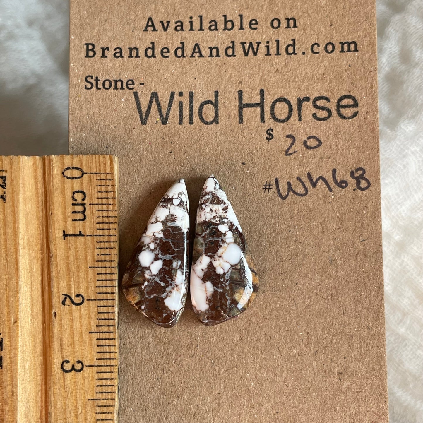 Wild Horse Cabochon - WH68 9B276244-3CF5-46A2-B128-4279E7D52B13 Brandedandwild.com