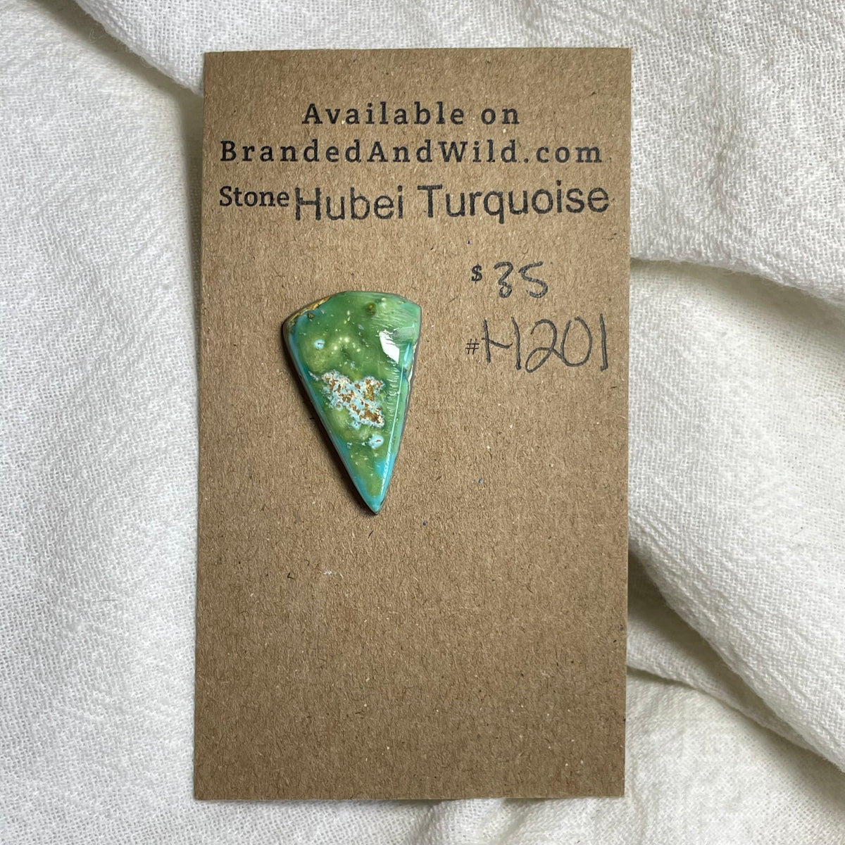 Hubei Turquoise Cabochon - H201 9B29CB72-990F-4CC8-891D-4BD941831AC7 Brandedandwild.com