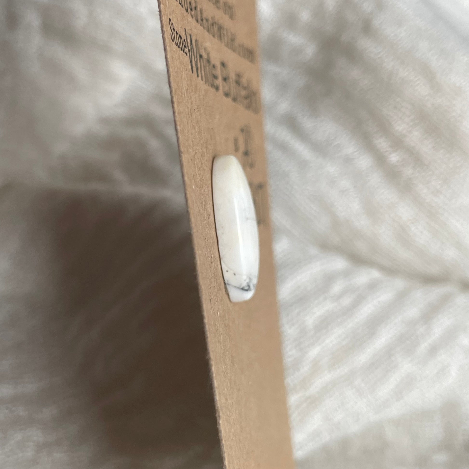 White Buffalo Cabochon - WB07 9B3A8E30-6B66-4F1A-8551-4E328B3B90B2 Brandedandwild.com