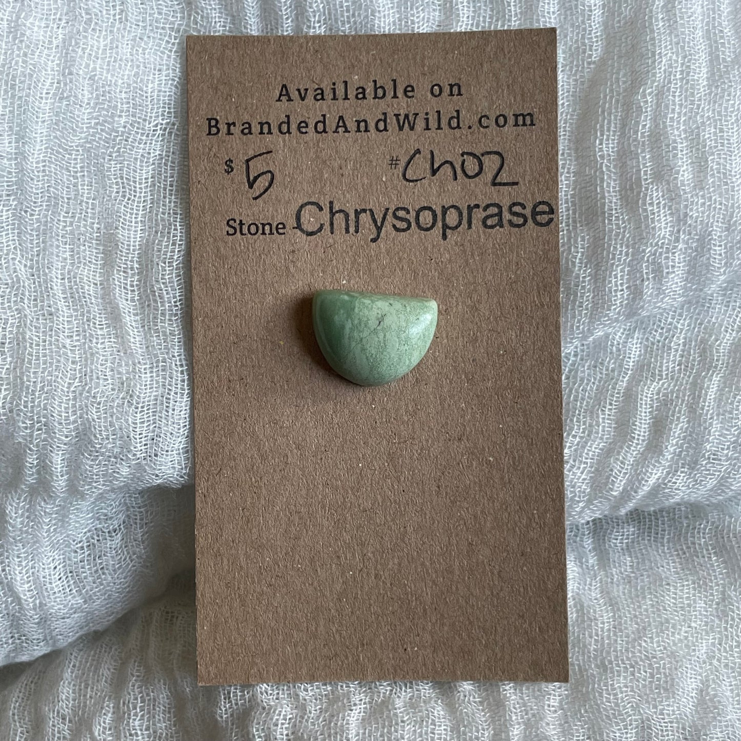 Chrysoprase Cabochon - Ch02