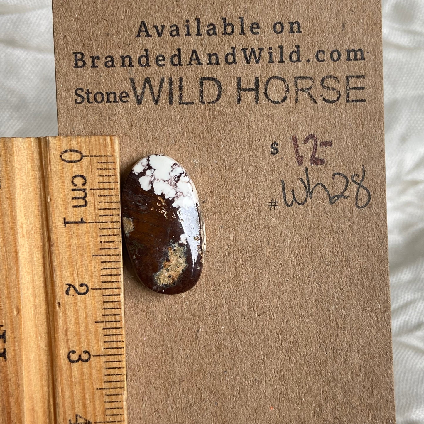Wild Horse Cabochon - WH28 9B527934-CEA9-4E5C-A16E-725B5C512BD6 Brandedandwild.com